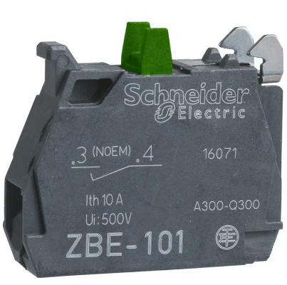 Bloco Contato 600V 1NA Term Paraf ZBE ZBE101 SCHNEIDER