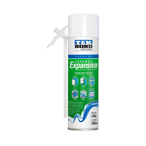 ESPUMA EXPANSIVA DE PU 500ML 320GR TEK BOND REF:45216 TEK BOND