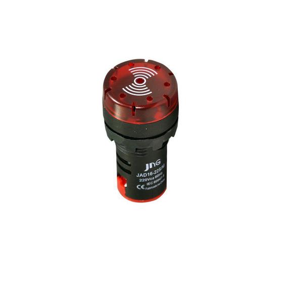 SINALEIRO LED 22MM CIGARRA 24V VM JNG REF:33364 JNG