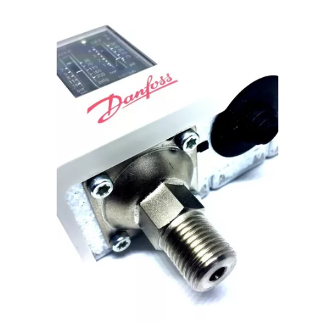 PRESSOSTATO DANFOSS PARA LÍQUIDOS E GASES COM DIFERENCIAL AJUSTÁVEL 4-12 BAR ROSCA G1/4