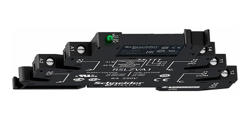 RELE DE INTERFACE SLIM 6A. 1NAF LED. 48VCA/CC COM BASE SCHNEIDER REF:RSL1PVEU SCHNEIDER