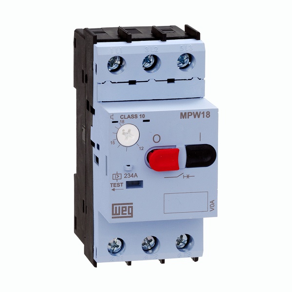 DISJUNTOR-MOTOR MPW18-3-U016 10-16A AZUL WEG REF:12429373 WEG