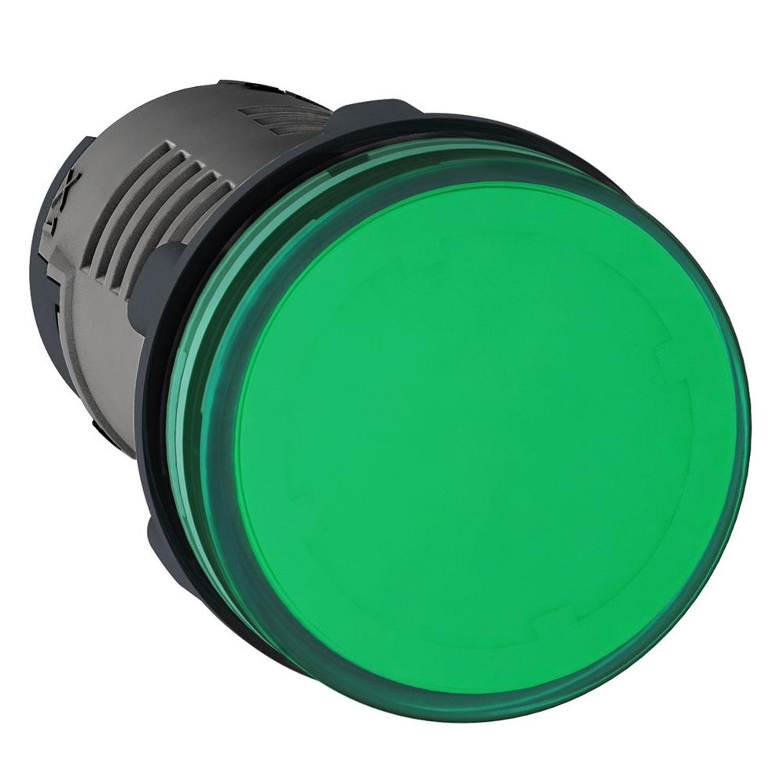 SINALIZADOR 22MM PLASTICO. LED. VERDE. 220VCC; SCHNEIDER REF:XA2EVMD3LC SCHNEIDER